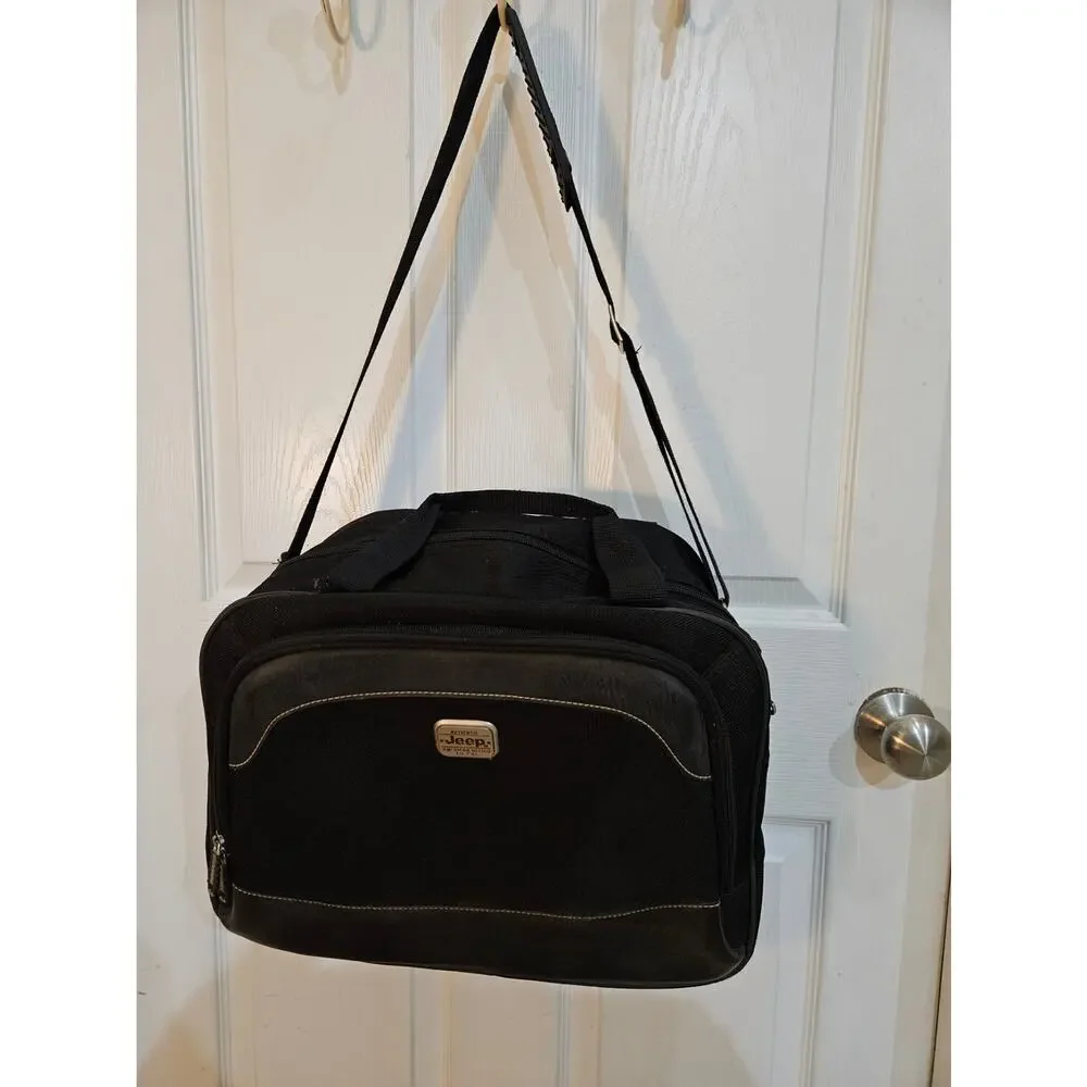 Jeep Duffle Tote Laptop Shoulder Carry Bag